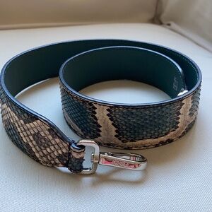 Fendi bag strap python